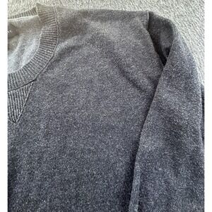 Banana Republic Sweater Mens XLarge Charcoal Gray Crew Neck Pullover Cotton‎